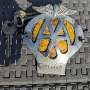 AA badge with key