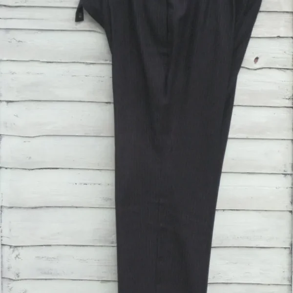 Greenwoods Navy Blue Pinstripe Trousers