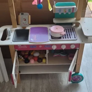 Wooden barbie kitchen