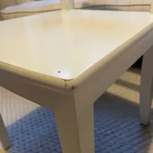 White wooden chair - Image 2