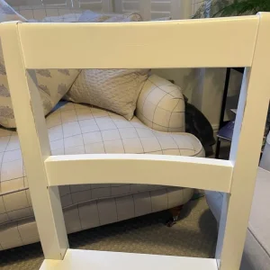 White wooden chair - Image 4