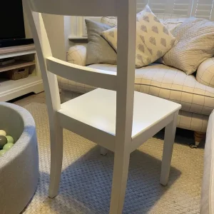 White wooden chair - Image 5