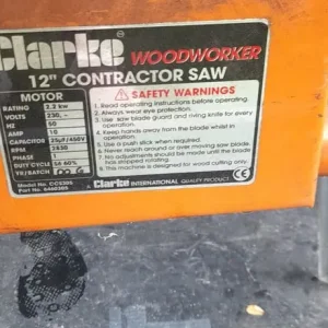 12" contractor saw - Image 4
