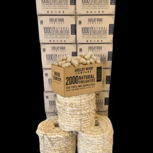 Eco Wood Wool Firelighters – 2000 Pieces, UK Made - Image 3
