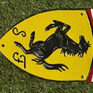 ferrari cast iron plaque - Image 2