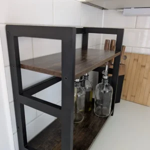 SONGMICS Bamboo 2-Tier Spice Rack – Still sealed in original box - Image 2