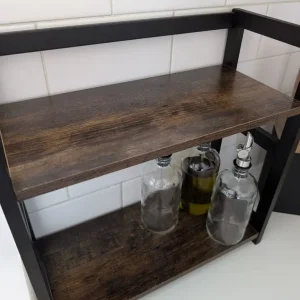 SONGMICS Bamboo 2-Tier Spice Rack – Still sealed in original box - Image 3