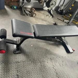 Gym bench, barbells, dumbbells and weights - Image 2