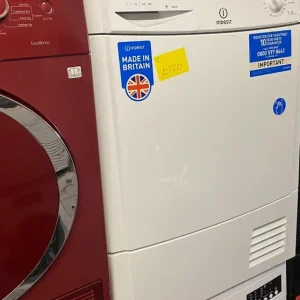 white indesit 8kg condenser tumble dryer