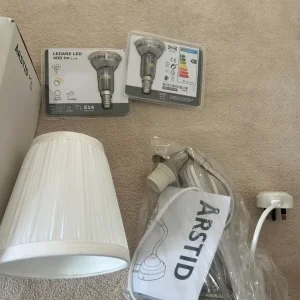 IKEA ASTRID Wall Lamp Set with Bulbs - Image 2