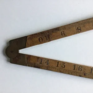 Vintage RABONE Chesterman No:1168 24” wooden hinged ruler - Image 6