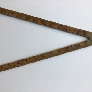Vintage RABONE Chesterman No:1168 24” wooden hinged ruler