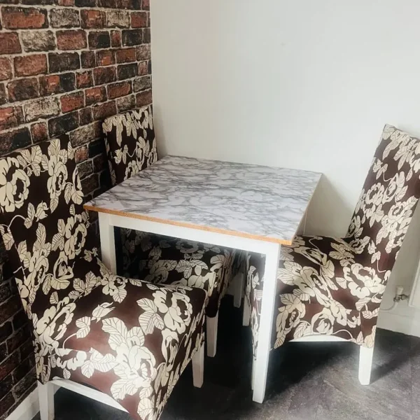 Dining table and 3 chairs