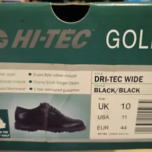 Men's leather golf shoes size 10