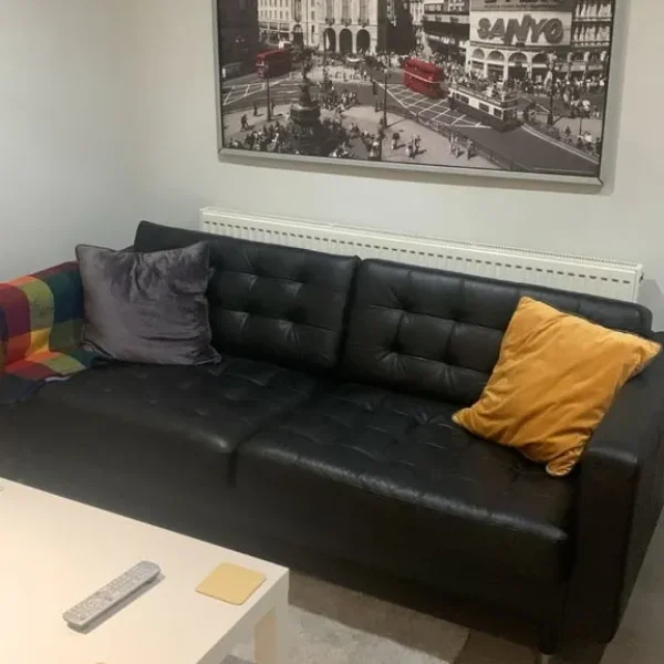 Leather sofa