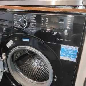 BLACK 8KG BEKO WASHING MACHINE 1400RPM A+++ ENERGY EFFICIENT - Image 3