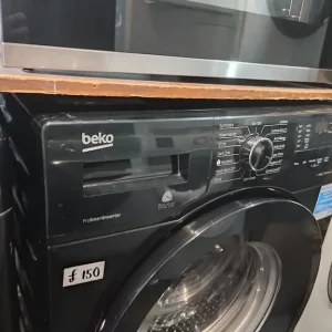 BLACK 8KG BEKO WASHING MACHINE 1400RPM A+++ ENERGY EFFICIENT - Image 6