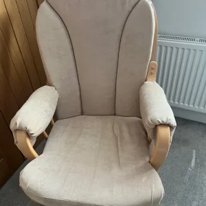 Nursing chair and matching stool