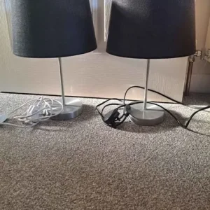 Pair of bedside lamps
