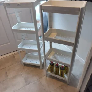 2 x IKEA VESKEN shelf units