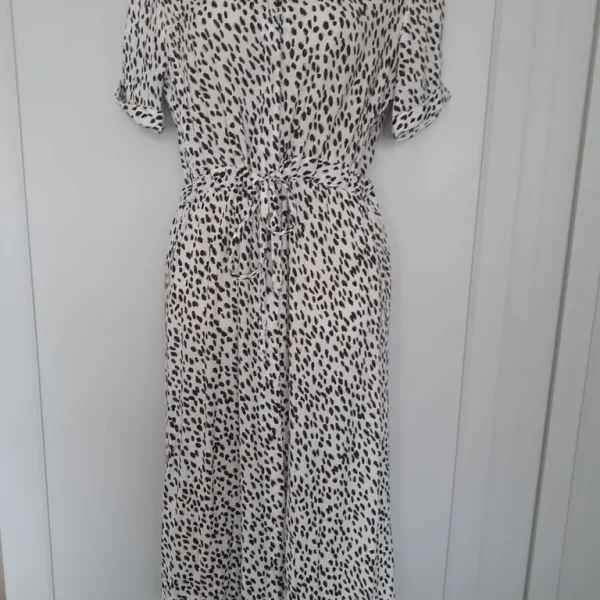 WORN HANDFUL OF TIMES - NEW LOOK DRAW WAIST DRESS - SIZE 6 (fits up to size 8)