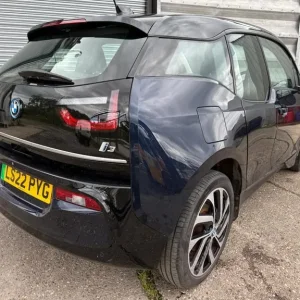 2022 BMW i3 Electric Hatchback with Front Damage – Cream Interior, 18" Wheels