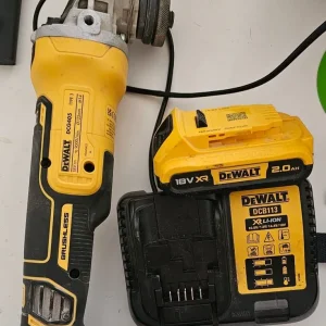 Dewalt Angle Grinder with Battery and Charger