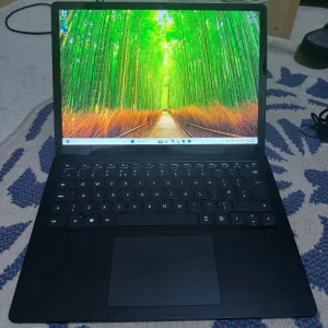 Black Surface Laptop 3 with Dock and Charger