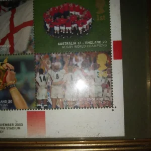 England rugby world champions stamp set - Image 2