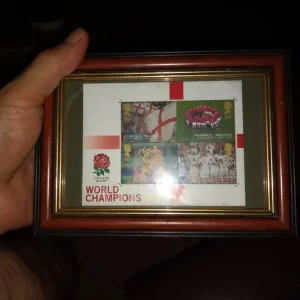 England rugby world champions stamp set - Image 3