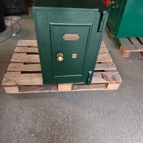 W E Brain Antique Safe