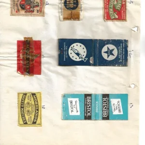 Matchbox Labels Vintage Collection from early 1960s