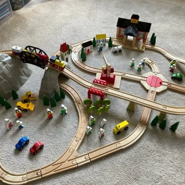 Train set Bigjigs Mountain set