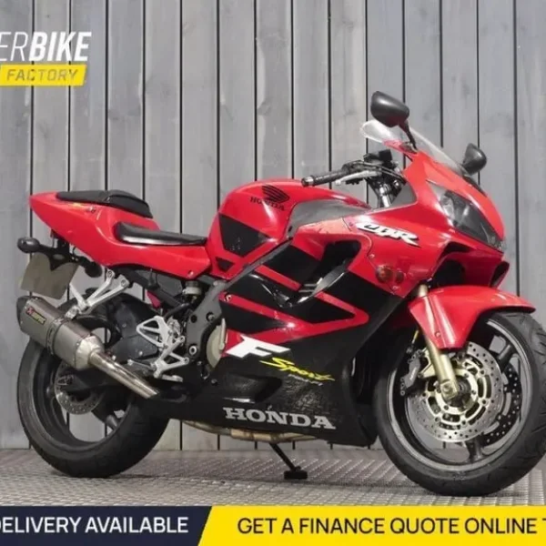 2002 Honda CBR600F Red Motorbike