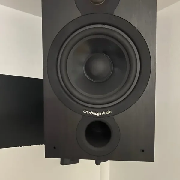 4 Cambridge Audio SX60 speakers with wall holders