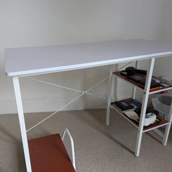 White Computer Desk Study Table