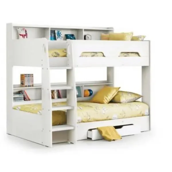 White Storage Bunk Bed