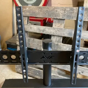 AVF OPTIONS EASL925A EASEL CANTILVER TV STAND FOR UP TO 65" TV WITH WALLNUT AND GLASS - Image 2