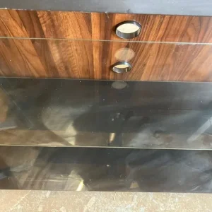 AVF OPTIONS EASL925A EASEL CANTILVER TV STAND FOR UP TO 65" TV WITH WALLNUT AND GLASS - Image 5