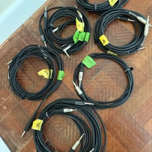 1/4 inch jack to jack instrument patch leads - Image 2