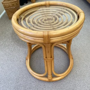 Round side table