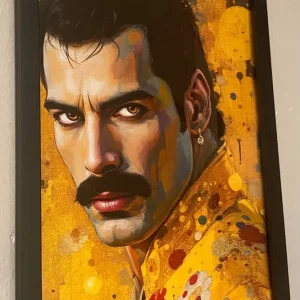 Freddie Mercury pictures x 7 in A4 box frames - Image 5