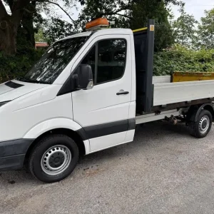 VW Crafter Tipper CR35 MWB White 2.0 Tdi 2016 - Image 2
