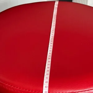 Luxury Red Leather Swivel Chair – Hardly Used - Image 7