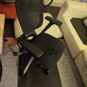 Black ergonomic office chair