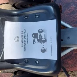 Unisex white and black go kart - Image 2