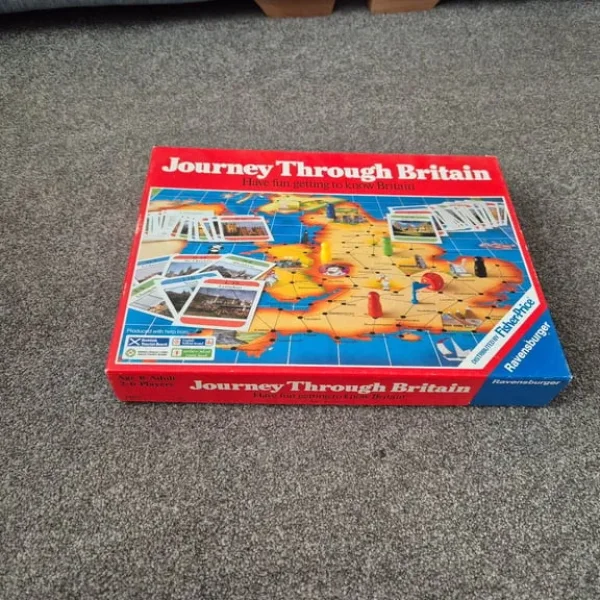 Journey Through Britain vintage Ravensburger board game