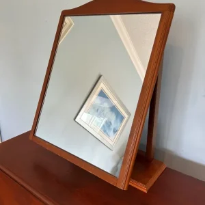 Stag Dressing Table Teak Tilting Mirror H12in/61cm W20in/51cm D6.5in/16cm - Image 3
