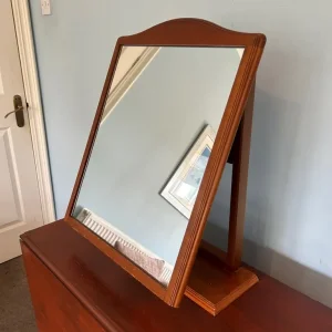 Stag Dressing Table Teak Tilting Mirror H12in/61cm W20in/51cm D6.5in/16cm