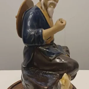 Chinese Shiwan Mudman Fishman Fugurine